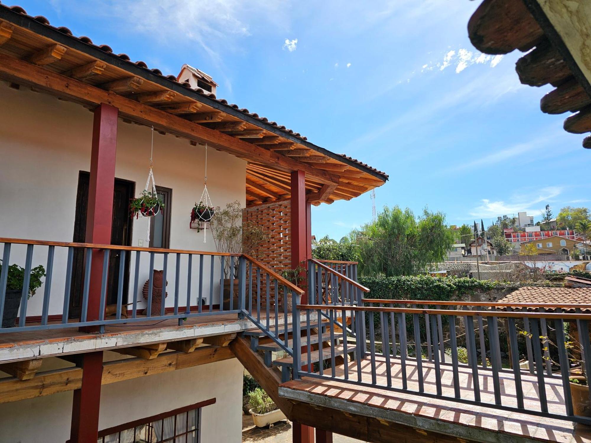 La Casa Azul Huasca & Restaurante La Terraza Hotel Huasca de Ocampo Exterior photo